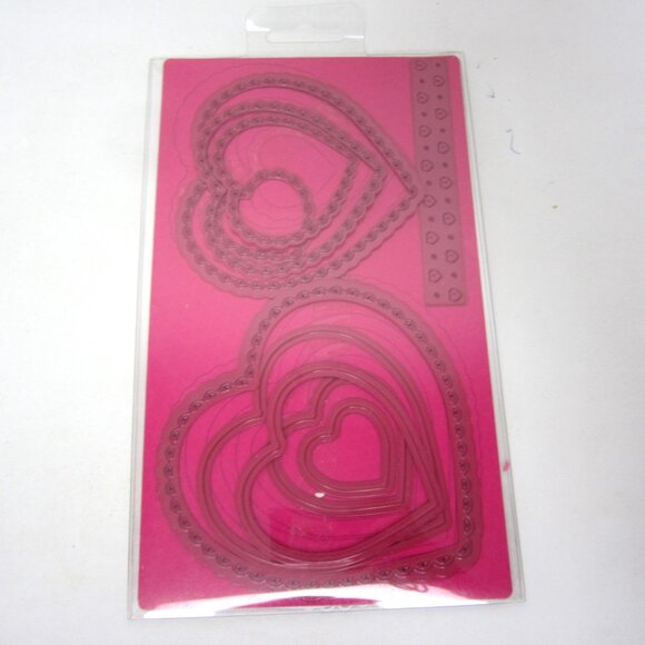 Heartfelt Creations Eyelet Hearts 10 Pcs Craft Dies HCD1-7162 - Picture 3 of 3